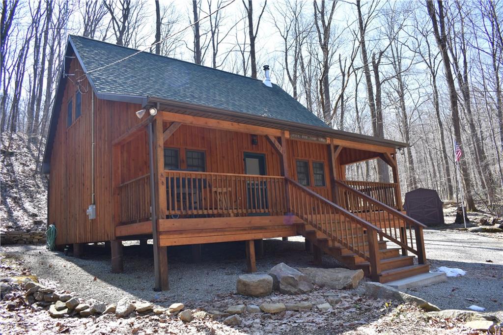 155 Rock Run Road Rector, PA 15677 - Photo 2 of 23 Your getaway in the woods!