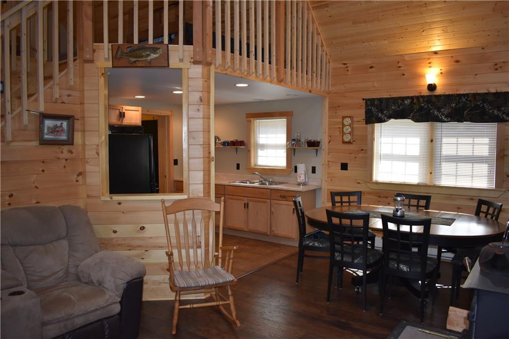 155 Rock Run Road Rector, PA 15677 - Photo 8 of 23 More of the great room, showing the dining area and part of the kitchen