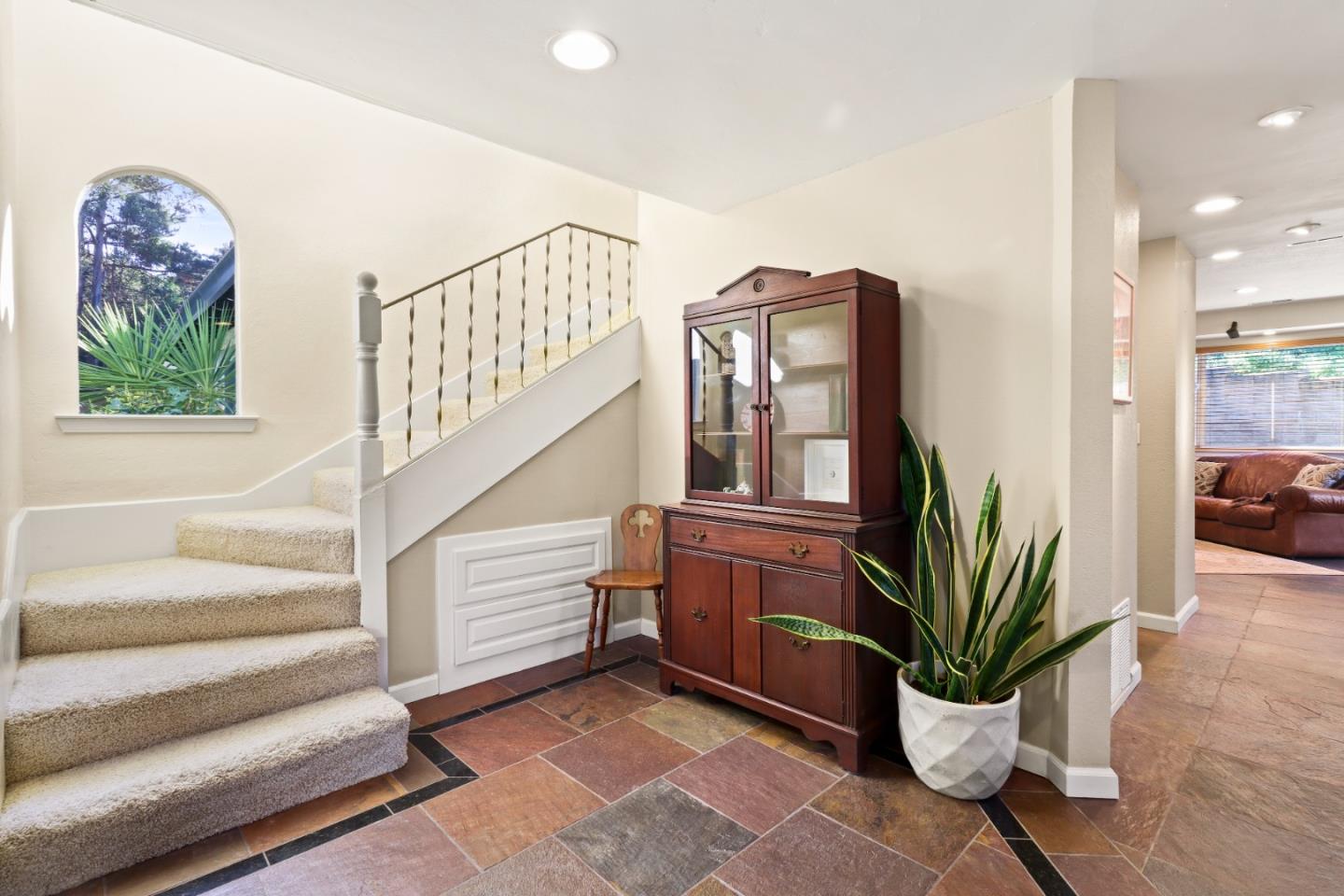 17920 Berta Canyon Road Salinas, CA 93907 - Photo 17 of 36 a potted plant sitting in front of a bathroom