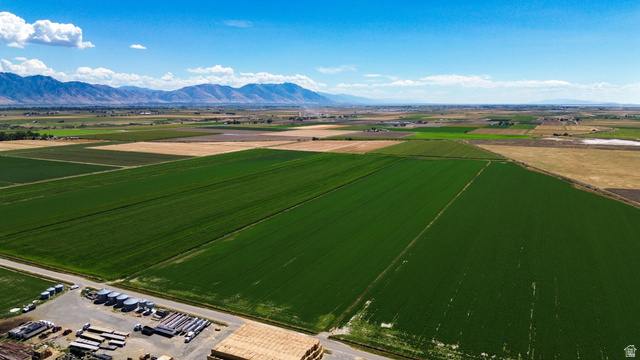 7220 West Cropley Road Tremonton, UT 84337 - Photo 8 of 23 Expansive rural landscape featuring extensive green fields and distant mountain ranges under a clear sky