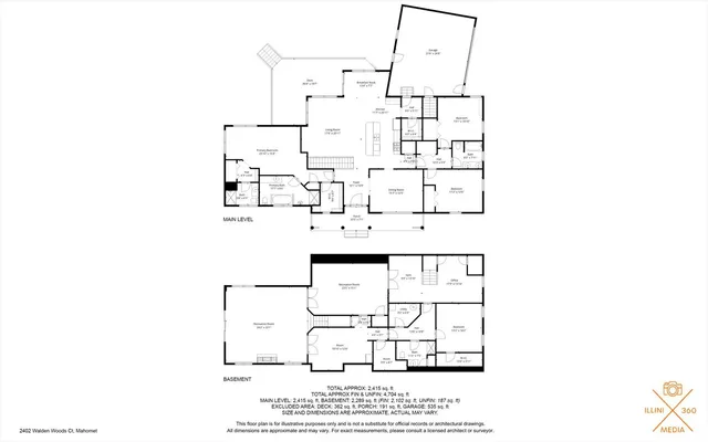 $454,900 | 2402 Walden Woods Court, Mahomet, IL 61853