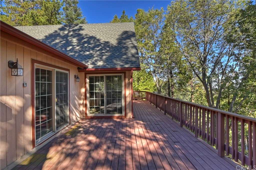 24310 Albrun Drive Crestline, CA 92325 - Photo 33 of 39 a view of a balcony with an outdoor space