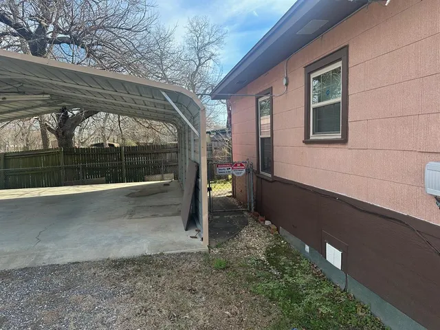 a view of a porch with a sink