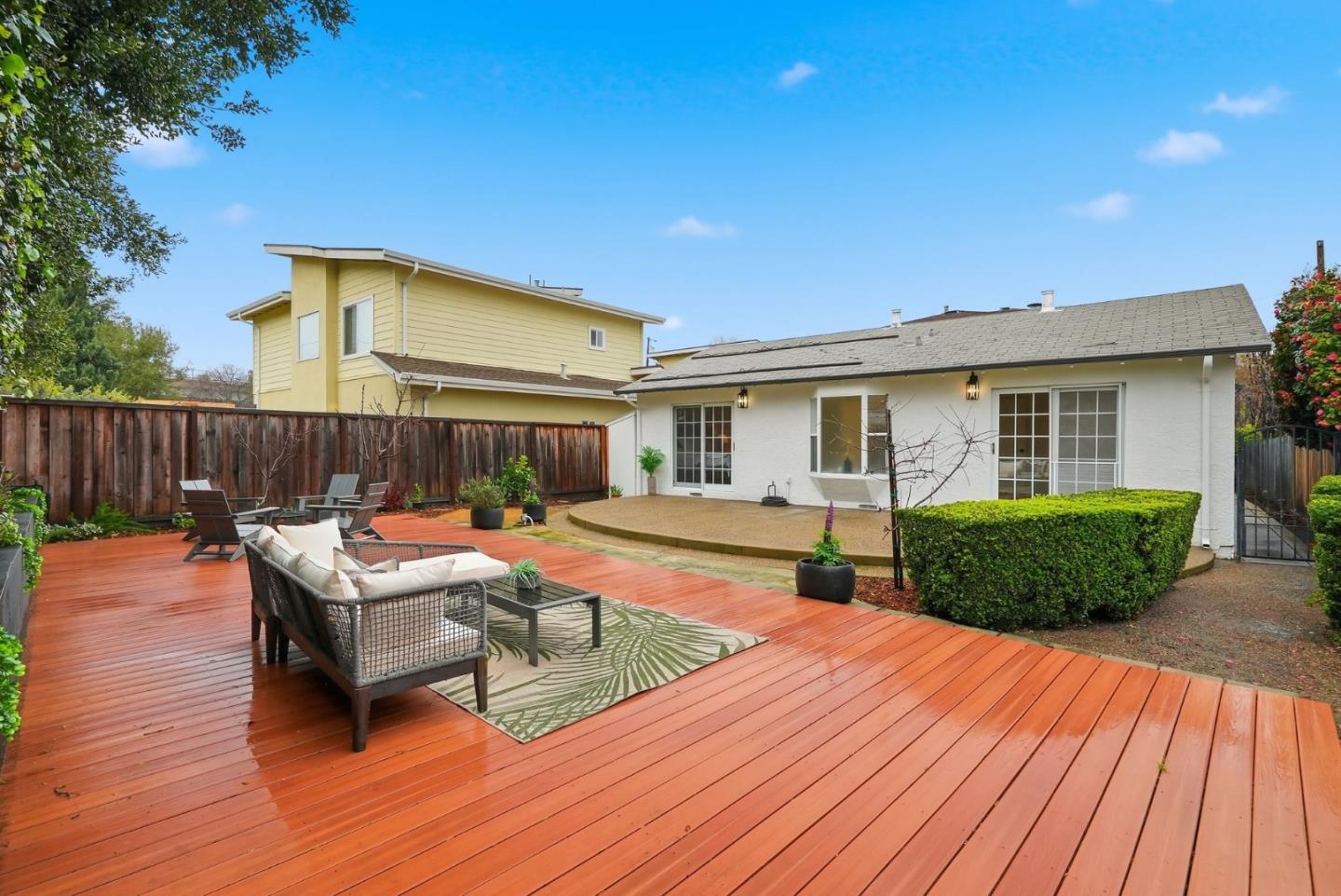 320 Angel Avenue Sunnyvale, CA 94086 - Photo 27 of 47 a view of a house with wooden deck and furniture