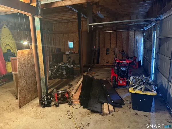 a view of storage and utility room