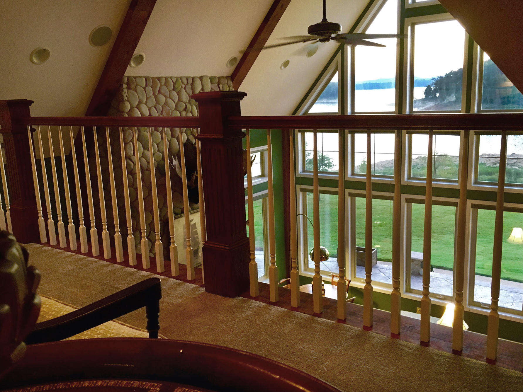 5691 Russell Brothers Road Sharps Chapel, TN 37866 - Photo 22 of 40 22_5691_LoftViewOfFireplace
