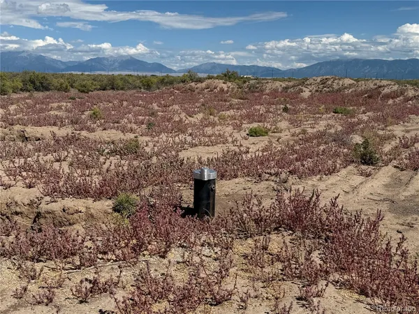 a view of a city of mountains