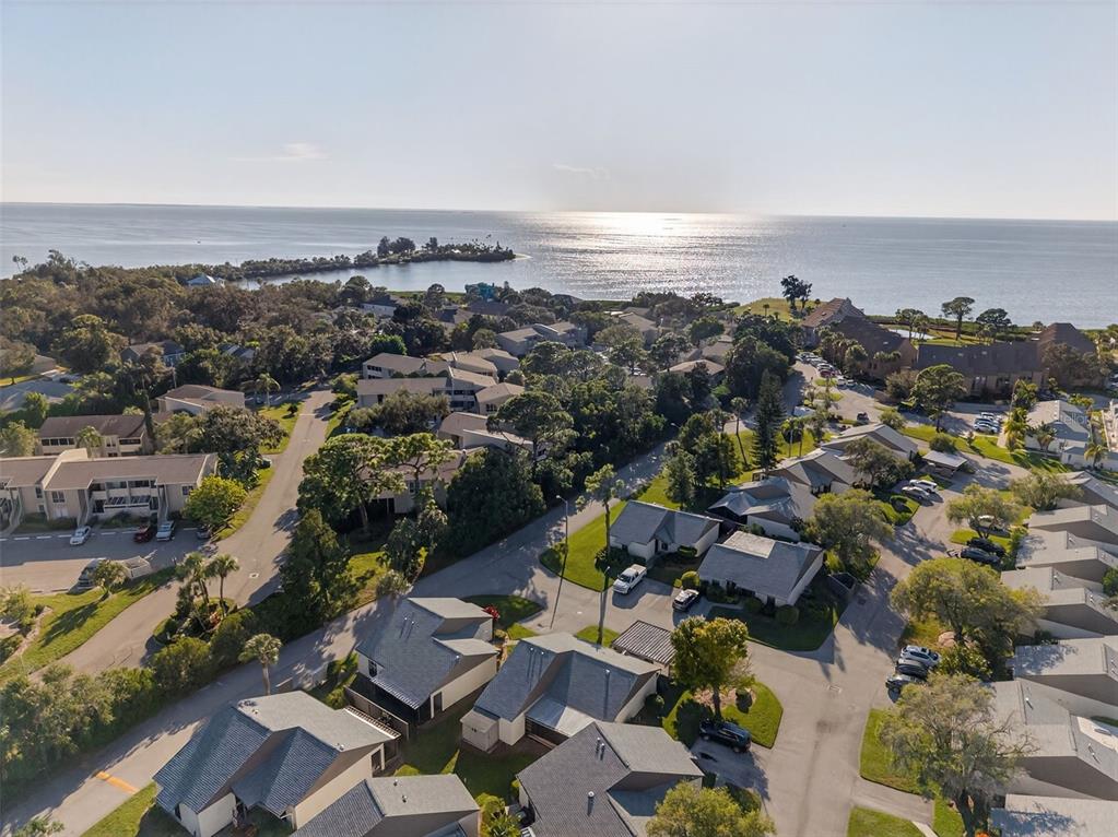 321 Windrush Loop Tarpon Springs, FL 34689 - Photo 46 of 47 an aerial view of a city with lots of residential buildings and mountain view in back