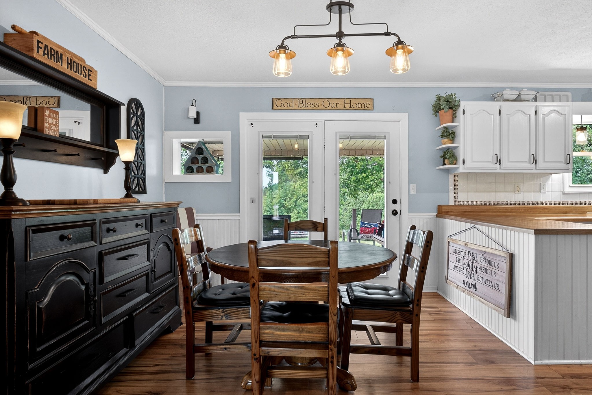 1755 Burgess Falls Road Sparta, TN 38583 - Photo 22 of 56 a view of a dining room with furniture window and wooden floor