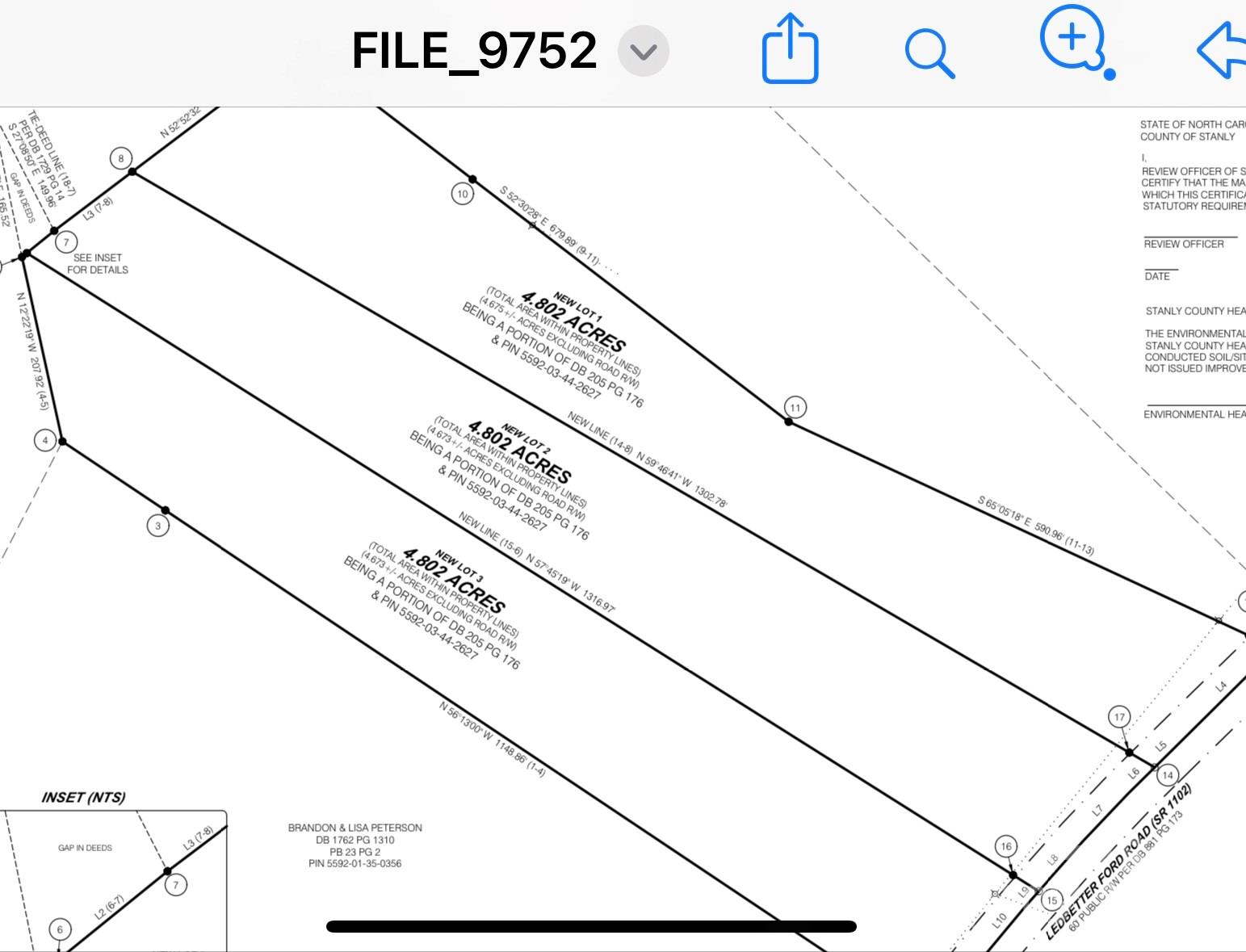 0 LedbetterFord Road, Oakboro, NC 28129 Compass