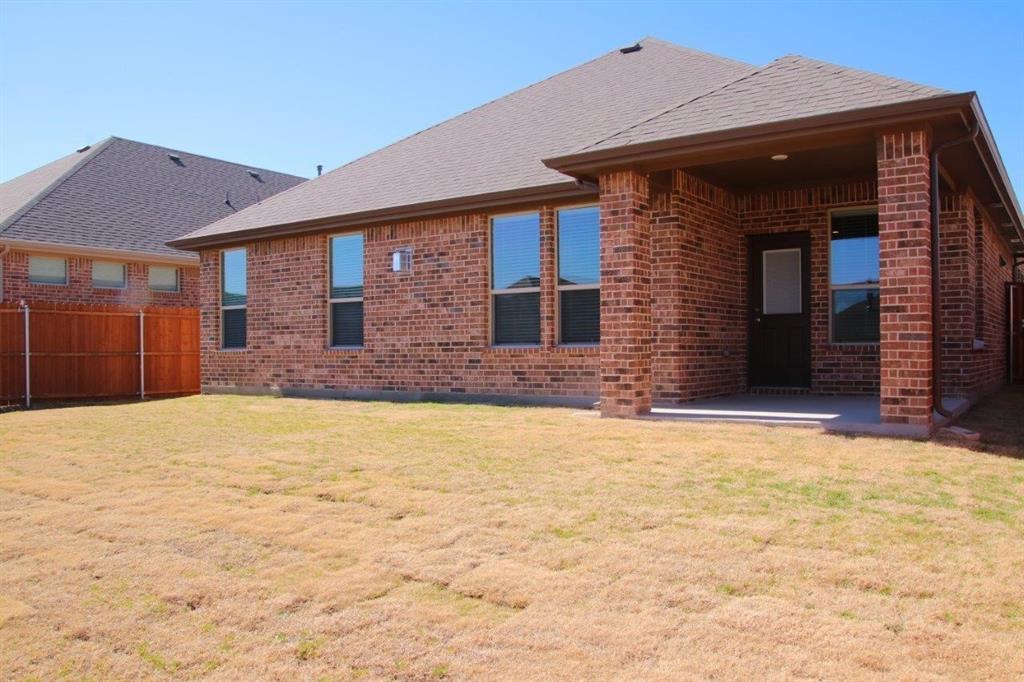 224 Gill Point Lane Aledo, TX 76008 - Photo 17 of 22 Large fenced backyard with covered patio