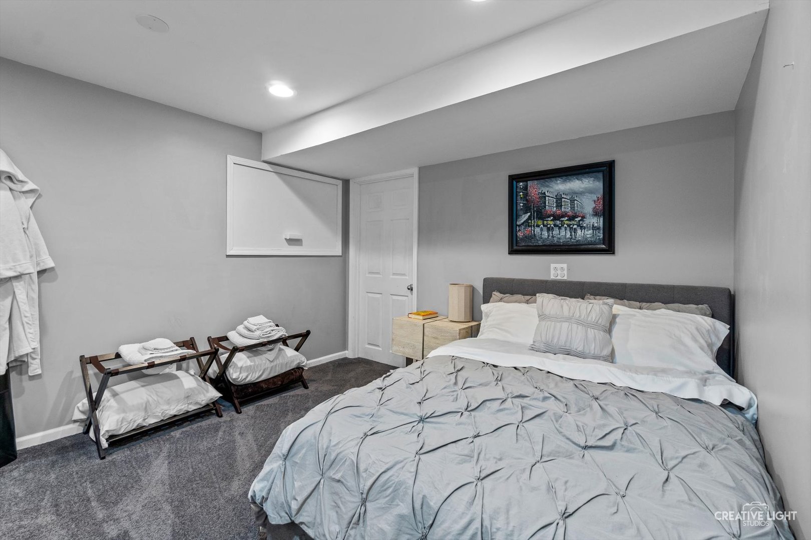 895 Lowell Lane Naperville, IL 60540 - Photo 23 of 40 a bedroom with two beds and painting on the wall