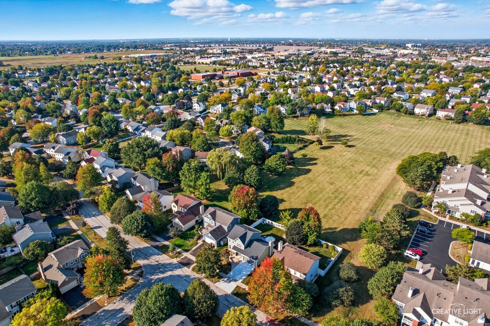895 Lowell Lane Naperville, IL 60540 - Photo 29 of 40 an aerial view of a city