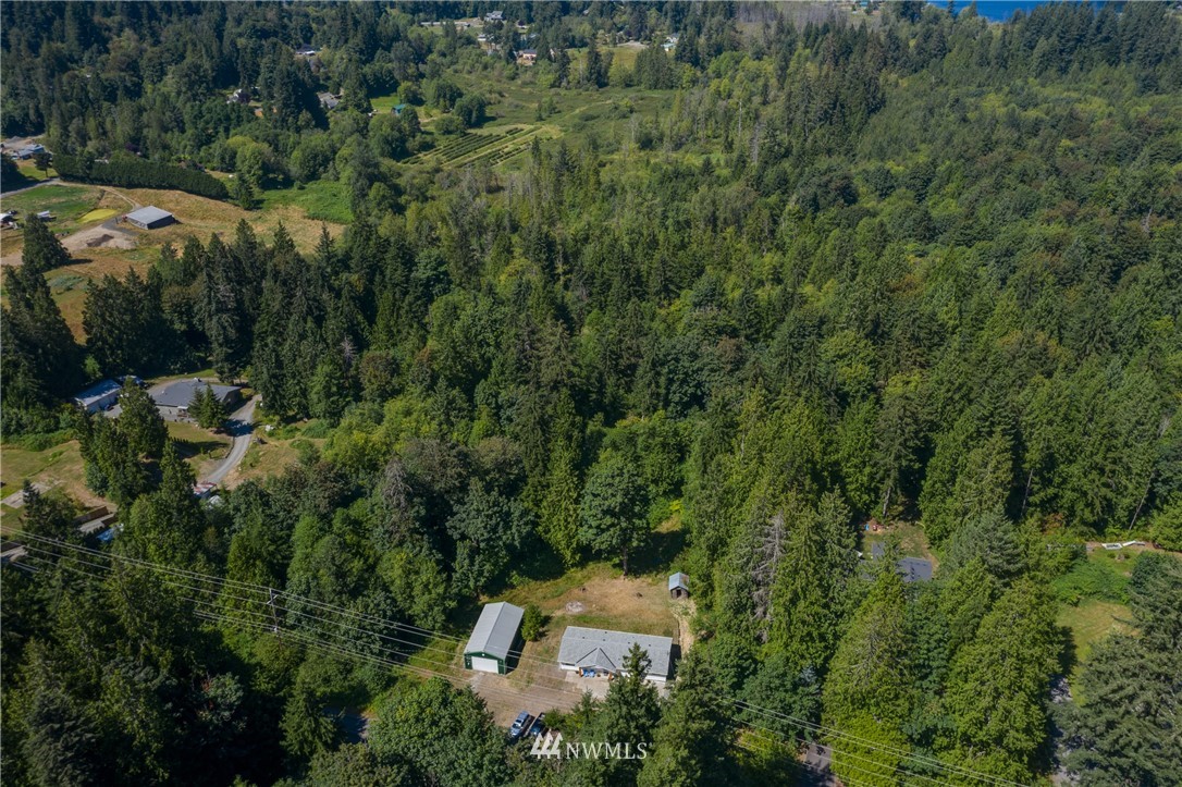 16623 Three Lakes Road Snohomish, WA 98290 - Photo 34 of 36 an aerial view of residential house with outdoor space and trees all around