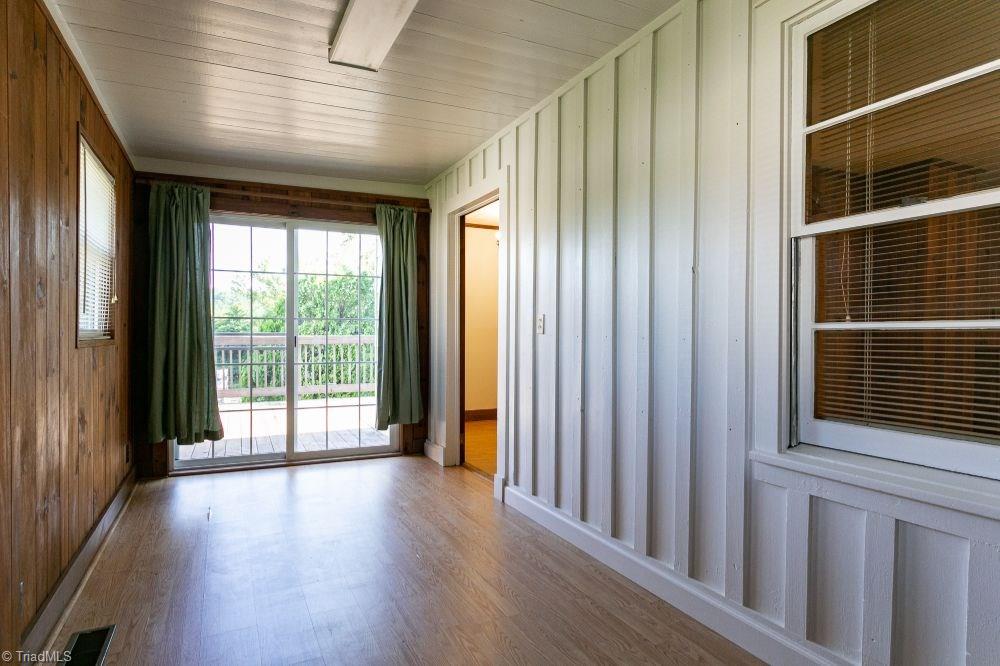 123 Hudson Street Elkin, NC 28621 - Photo 17 of 25 Sun porch with sliding door to back deck.