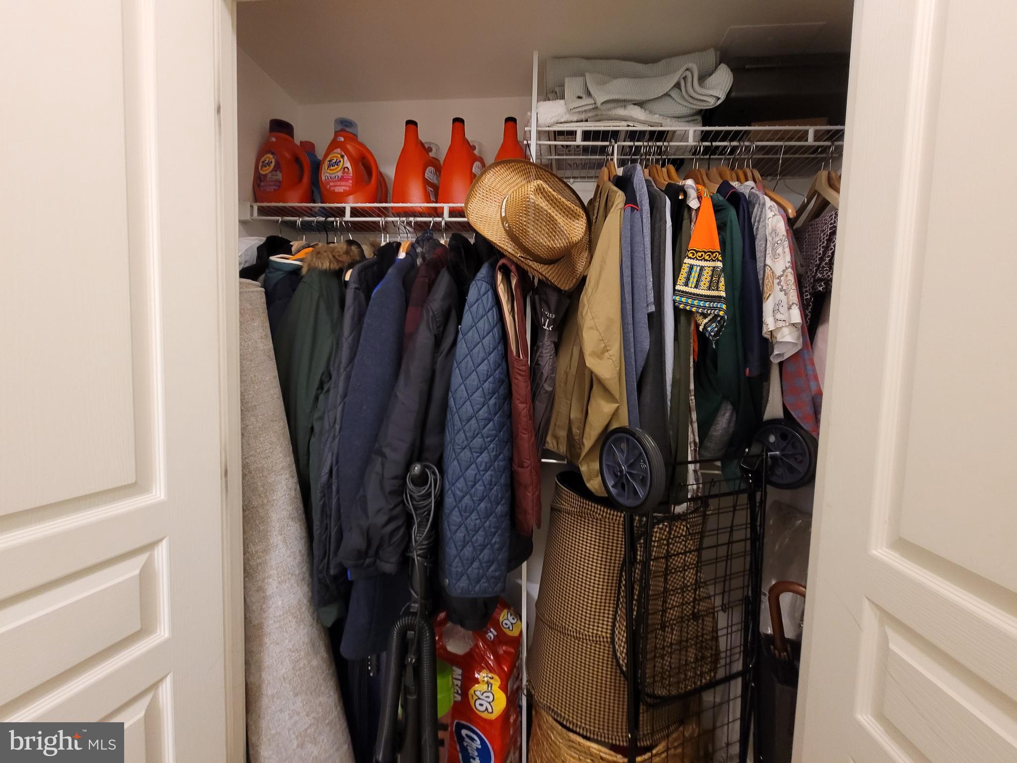 616 E Street Northwest, Unit 1007 Washington, DC 20004 - Photo 19 of 67 a view of walk in closet with clothes and shoes