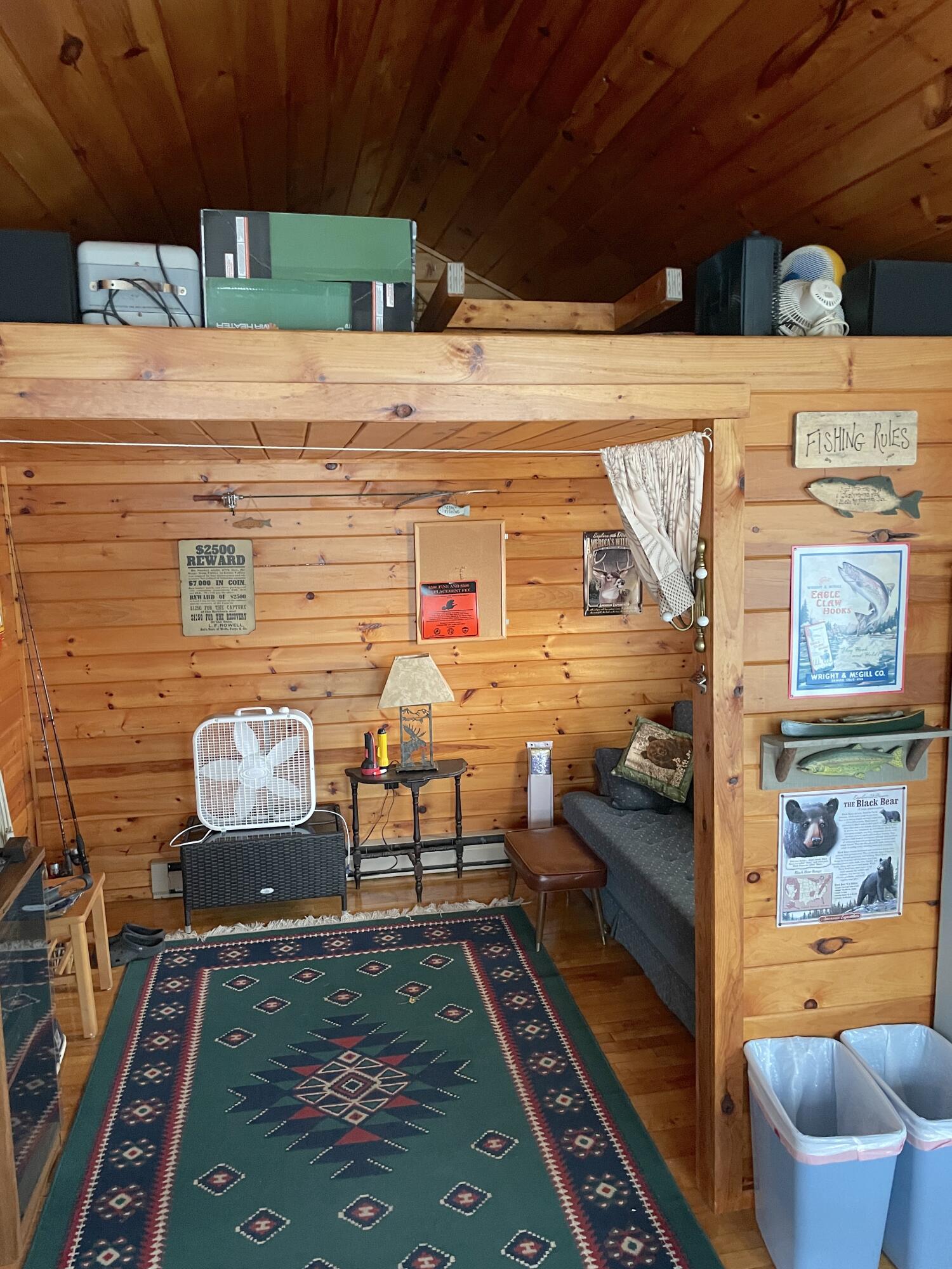 112 Sinclair Road St. David, ME 04773 - Photo 15 of 20 Livingroom and Loft