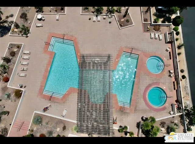 a view of a garden with a tree