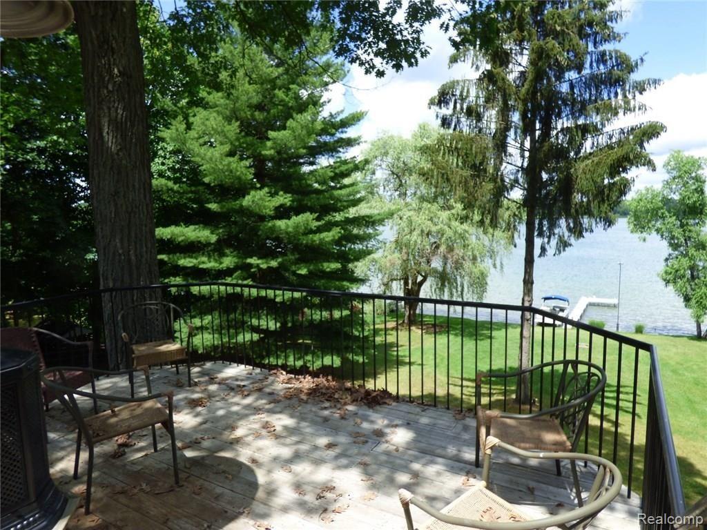 350 Bruin Lake Road Gregory, MI 48137 - Photo 27 of 35 23 DECK TO LAKE.JPG