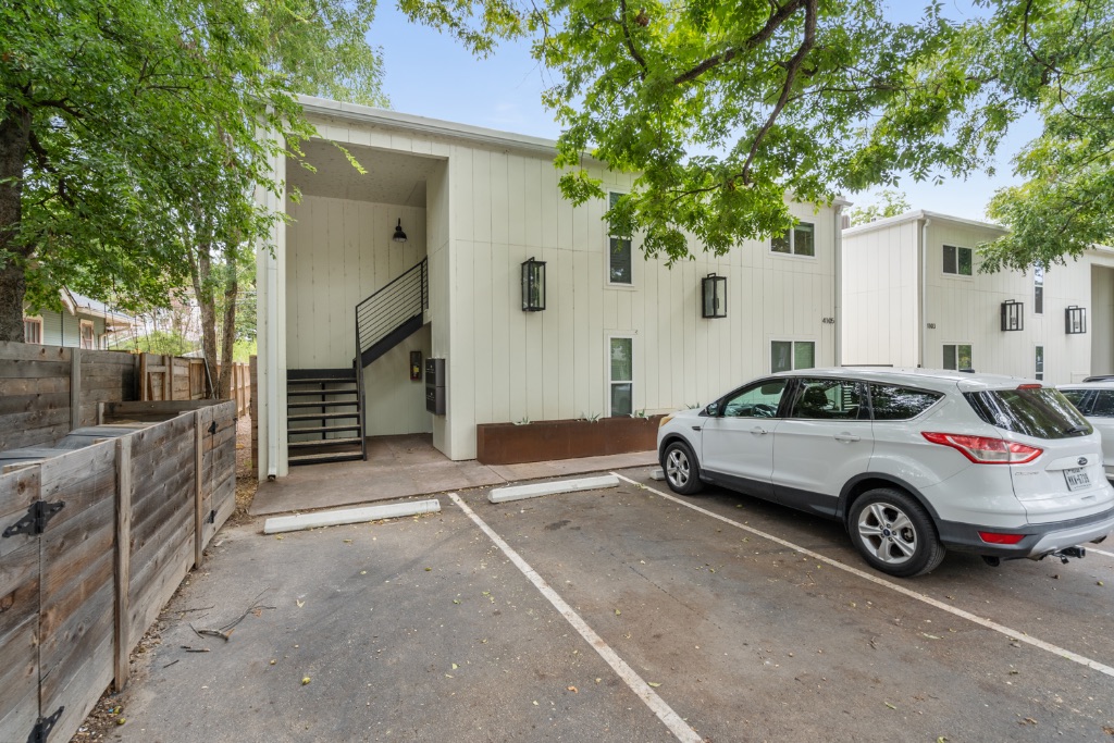 4105 Speedway, Unit 105 Austin, TX 78751 - Photo 14 of 14 a car parked in front of white house