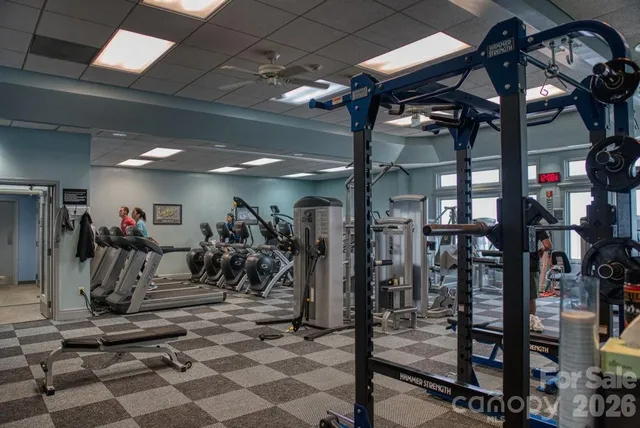 a view of a storage room with shelves