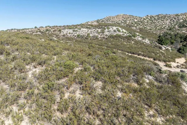 a view of city and mountain