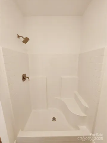 a close up of a bathtub