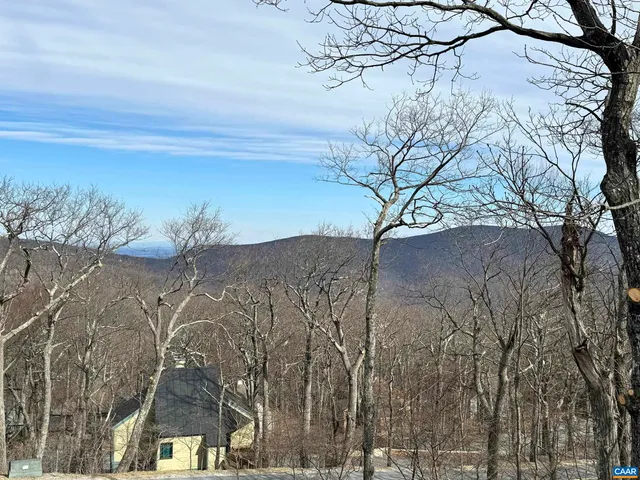 a view of a backyard of the house