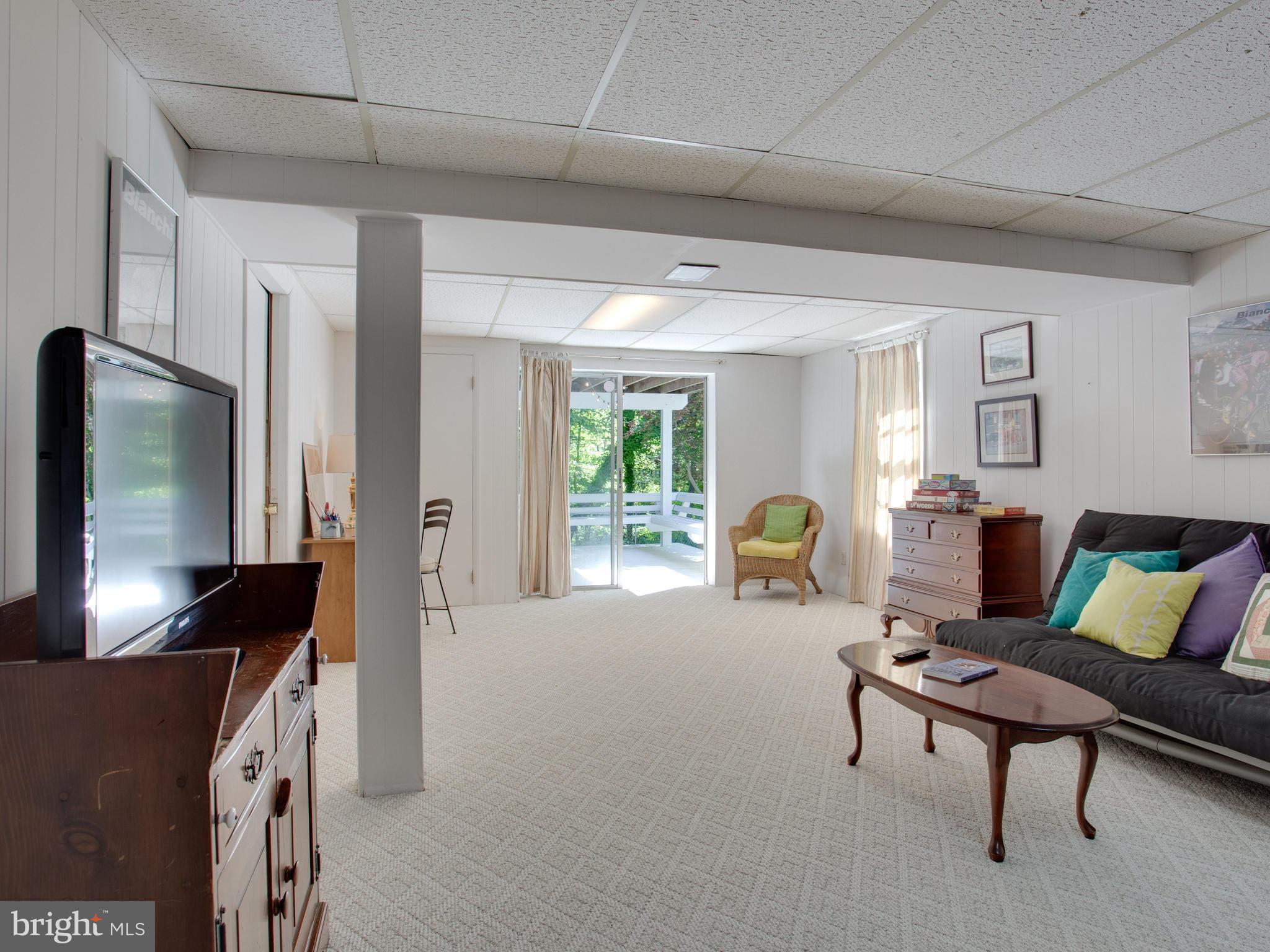 1026 Old Bay Ridge Road Annapolis, MD 21403 - Photo 20 of 30 downstairs finished rec room opens to lower deck