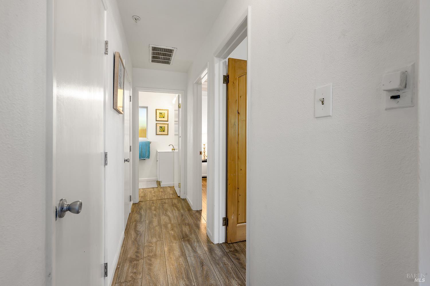 285 Neva Street Sebastopol, CA 95472 - Photo 13 of 39 a view of a bedroom from a hallway