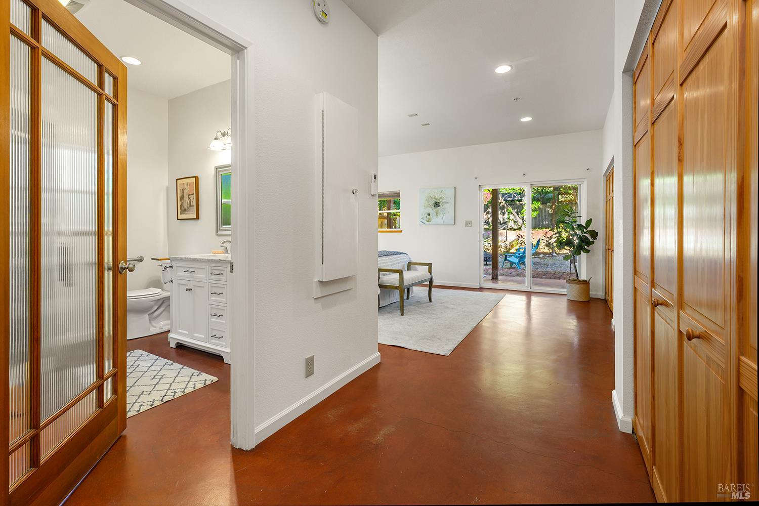 285 Neva Street Sebastopol, CA 95472 - Photo 15 of 39 a view of livingroom with furniture and wooden floor