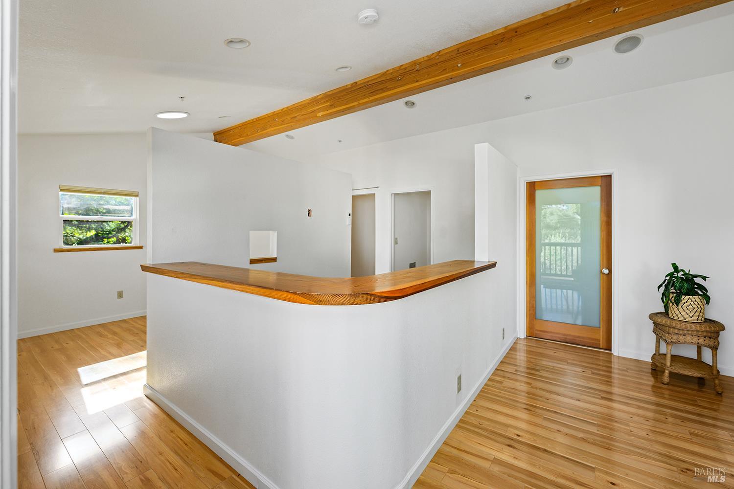 285 Neva Street Sebastopol, CA 95472 - Photo 22 of 39 a view of a living room with wooden floor