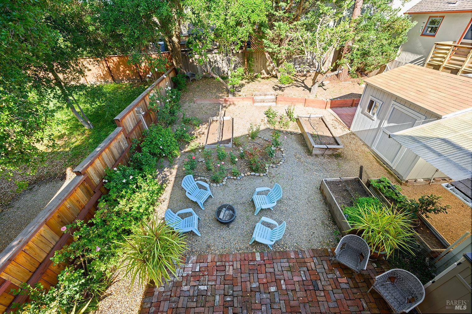 285 Neva Street Sebastopol, CA 95472 - Photo 26 of 39 a view of a garden with chairs