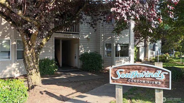 a sign on the side of a building