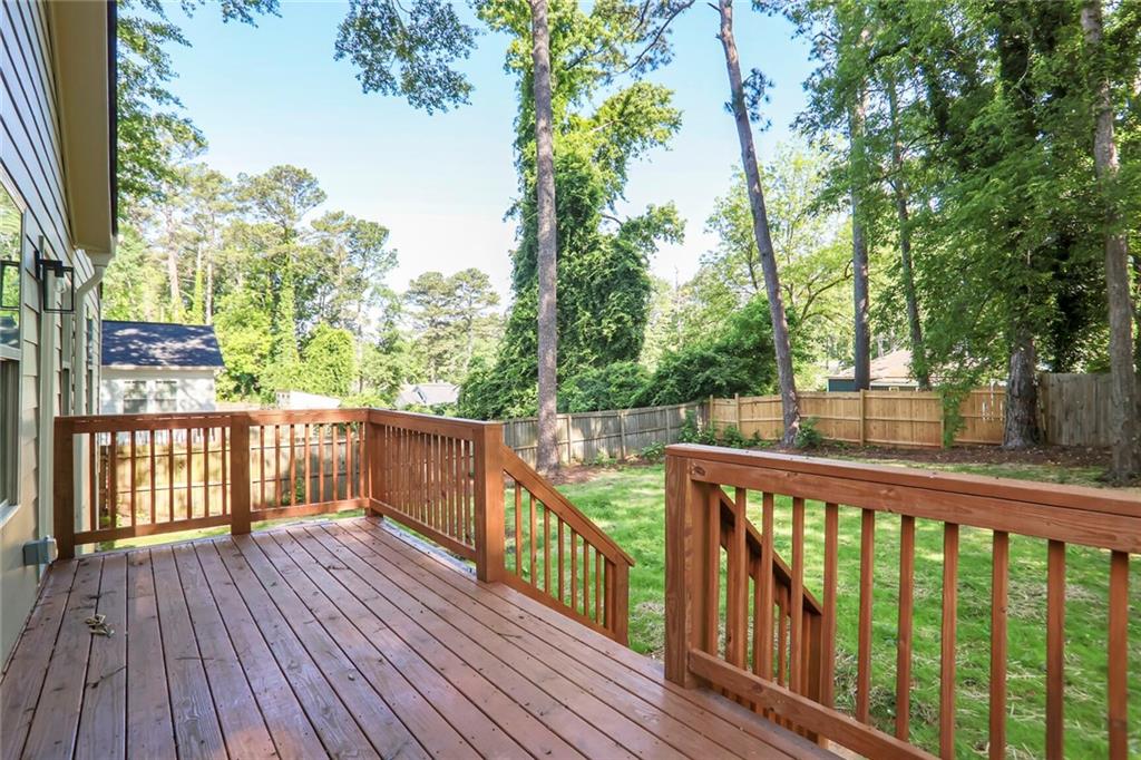 1321 Avon Avenue Southwest Atlanta, GA 30310 - Photo 19 of 20 a view of a balcony with wooden floor