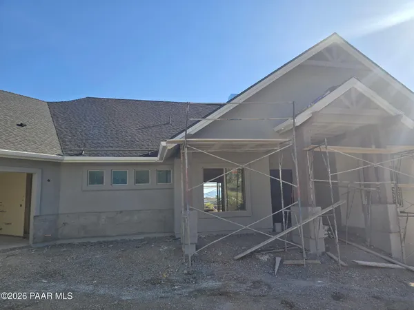 a backyard of a house