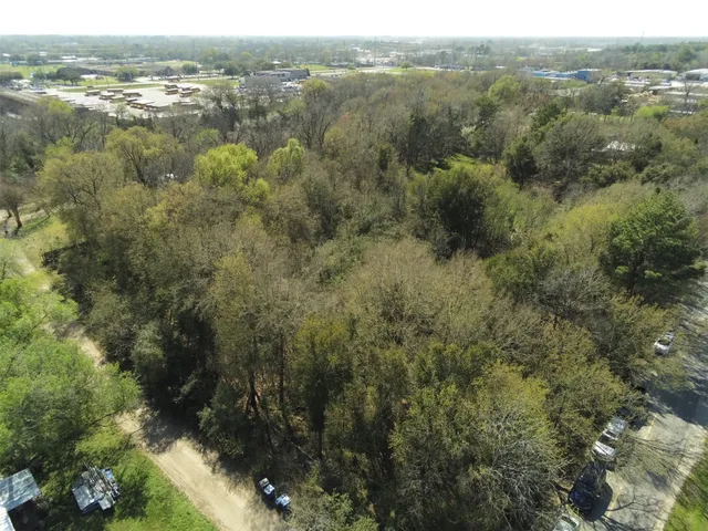 an aerial view of forest