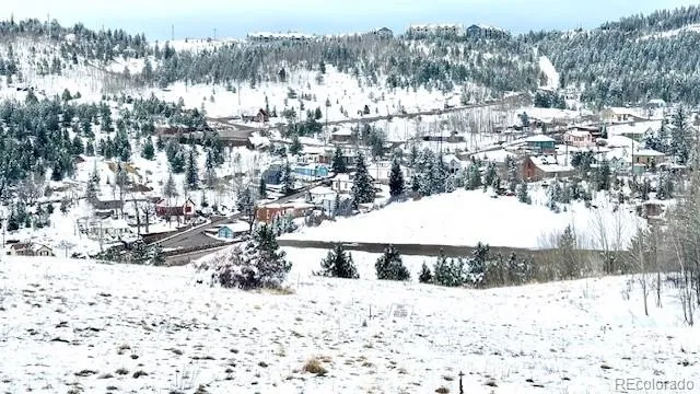 a view of outdoor space and snow