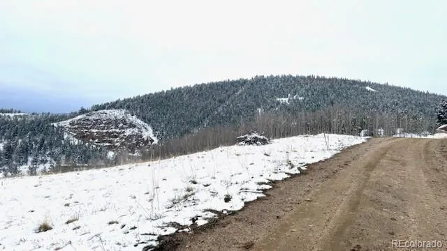 a view of a snow on the beach