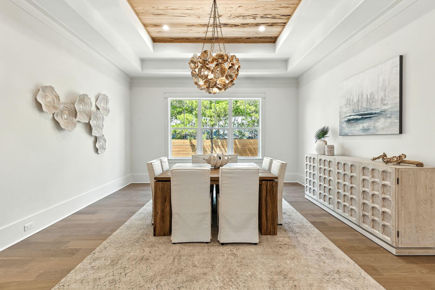87 Surfside Drive Santa Rosa Beach, FL 32459 - Photo 13 of 48 Dining Room with Pecky Cypress