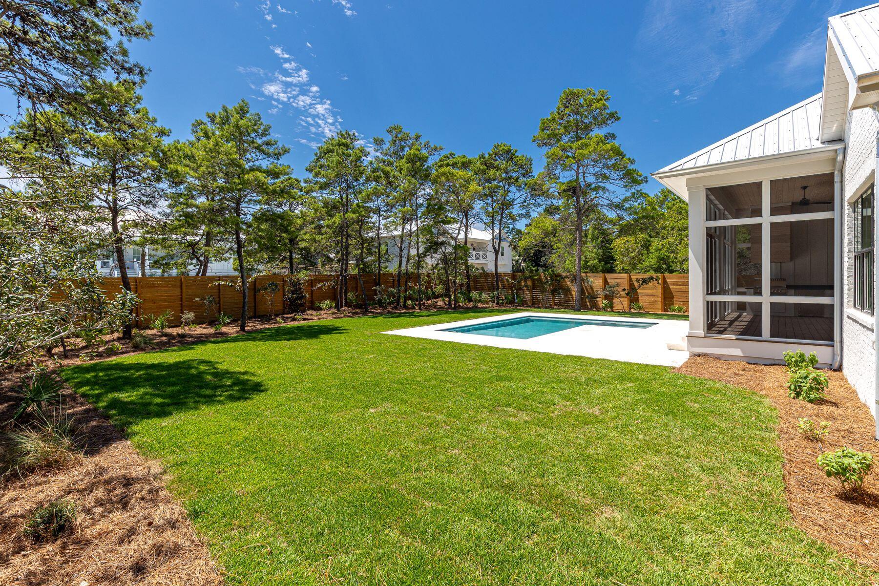 87 Surfside Drive Santa Rosa Beach, FL 32459 - Photo 25 of 48 Private & Peaceful Backyard
