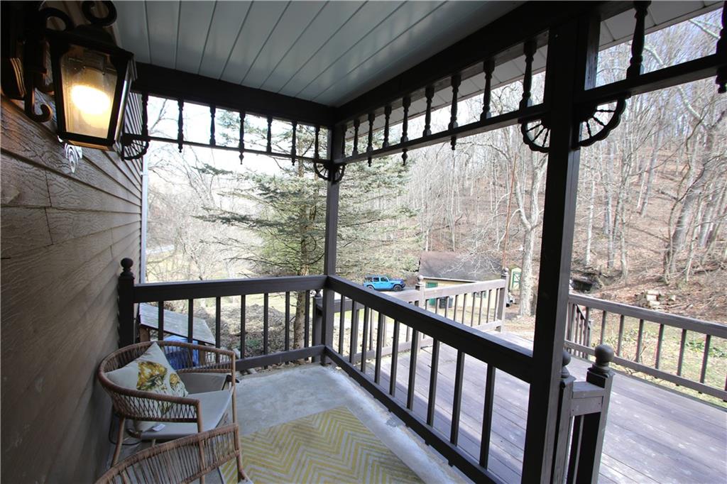 106 Lobbs Run Road Finleyville, PA 15332 - Photo 9 of 50 Attractive Covered Porch off Eat-in Kitchen to Deck