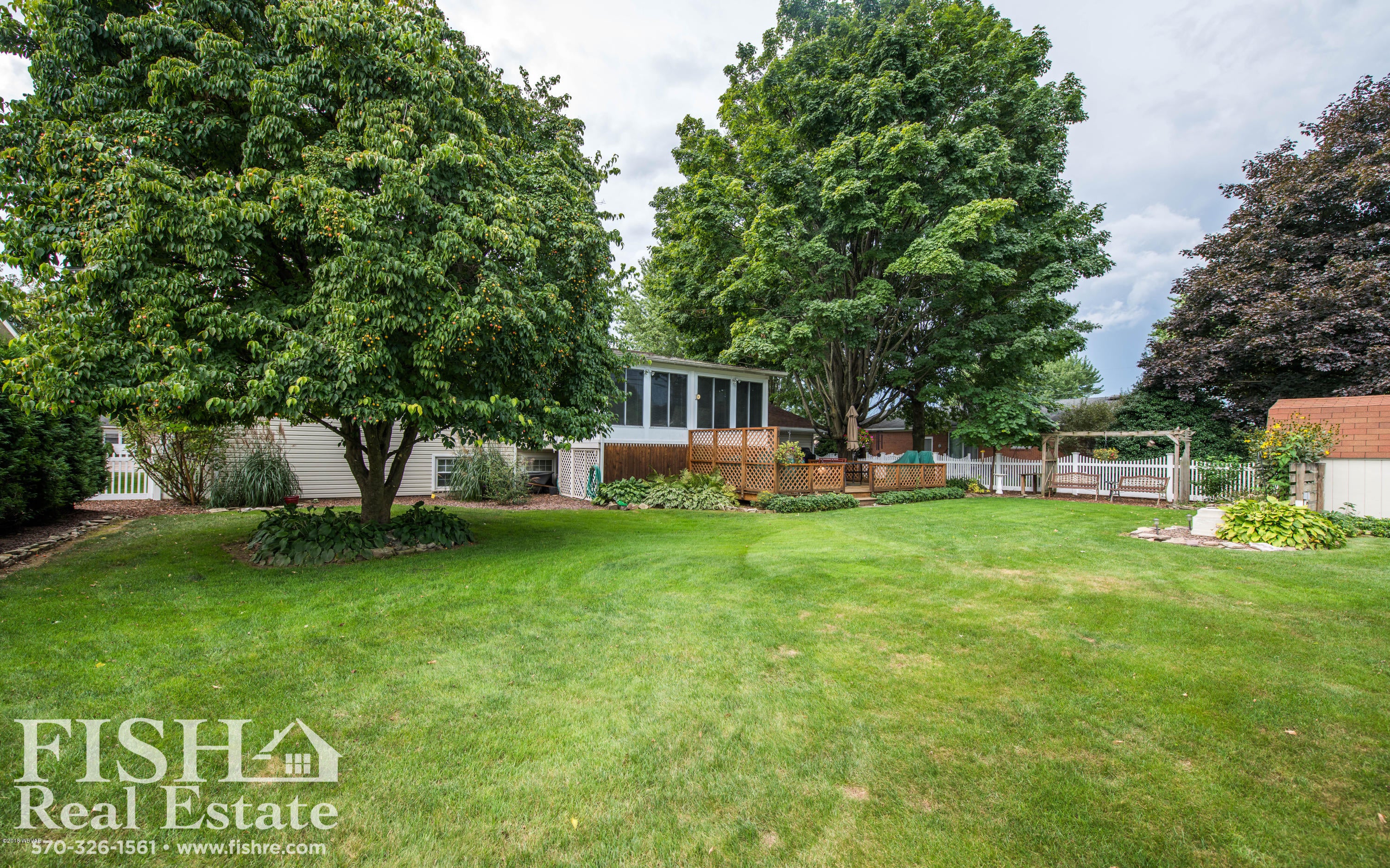 1105 Arthur Road Montoursville, PA 17754 - Photo 22 of 24 Beautifully Landscaped Rear Yard