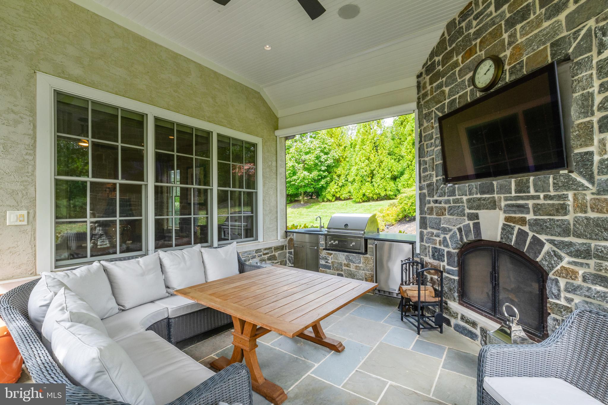 314 Winfield Road Devon, PA 19333 - Photo 68 of 69 Back Sitting Area and Fireplace