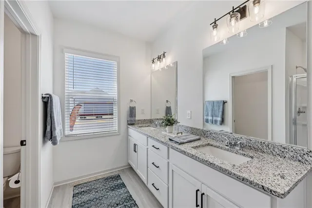 a room with gym equipment and a large window