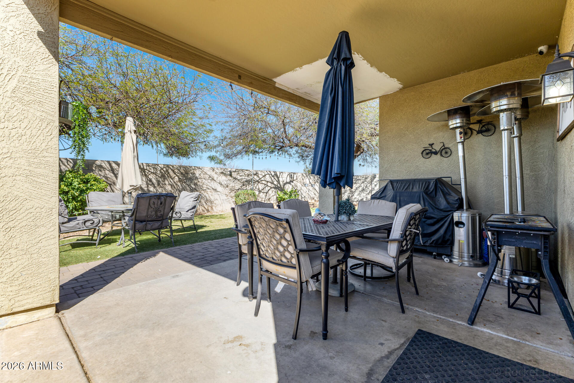 9646 West Payson Road Tolleson, AZ 85353 - Photo 29 of 36 a view of a dining room with furniture window and outside view