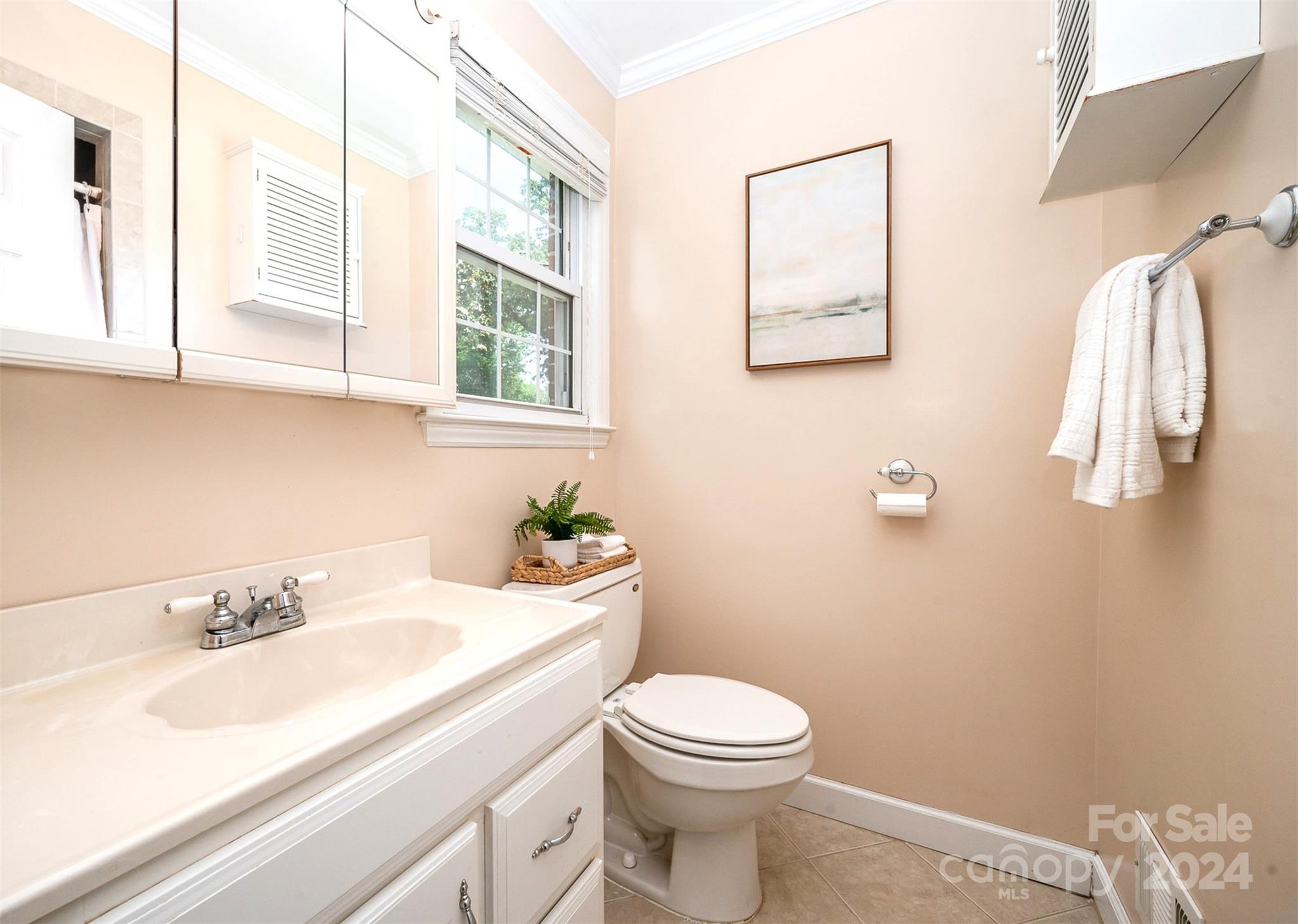 3117 Pendleton Avenue Charlotte, NC 28210 - Photo 18 of 25 a bathroom with a sink vanity granite and toilet