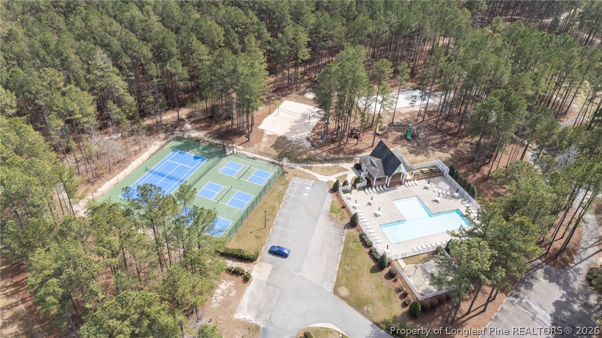 126 Pine Hawk Drive Spring Lake, NC 28390 - Photo 35 of 48 an aerial view of a house with a yard