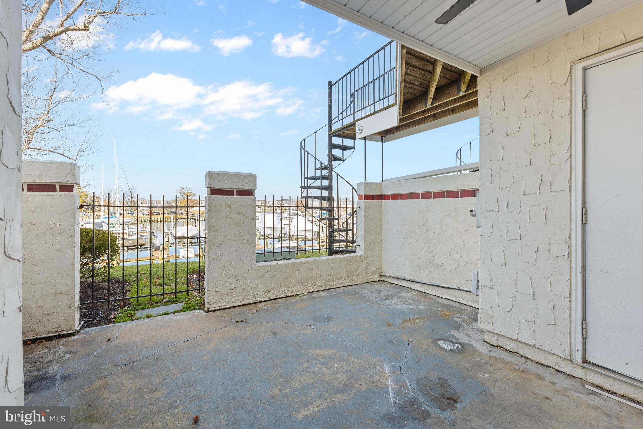 6 Queen Victoria Way Chester, MD 21619 - Photo 22 of 50 Private Patio w/Marina view