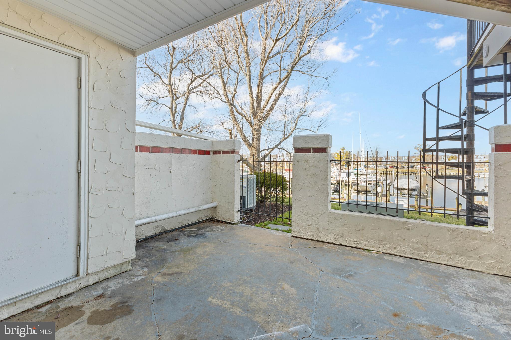 6 Queen Victoria Way Chester, MD 21619 - Photo 23 of 50 Private Patio w/Marina view